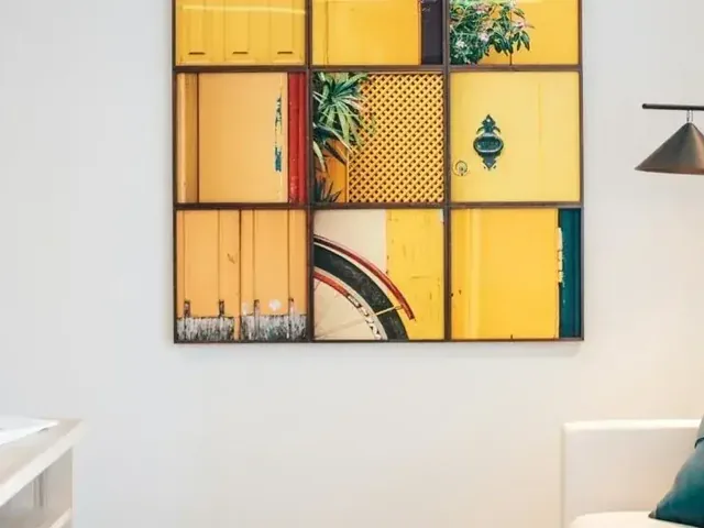 Salon contemporain conçu par une architecte d'intérieur à Genève